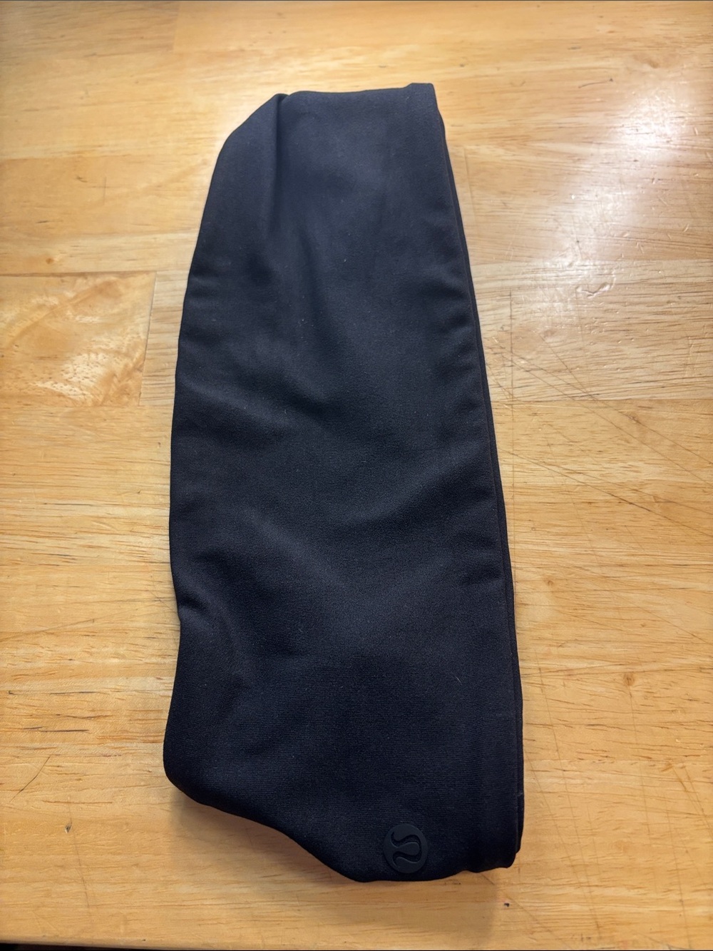 lululemon athletica Black Wide Fabric Headband